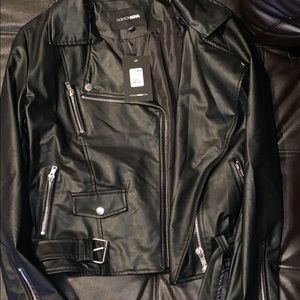 A leather jacket